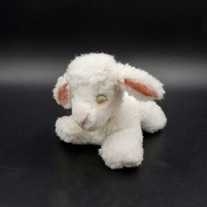 Eden Sherpa White Lamb Wind Up Musical Animated Lamb Plush Stuffed Animal Works